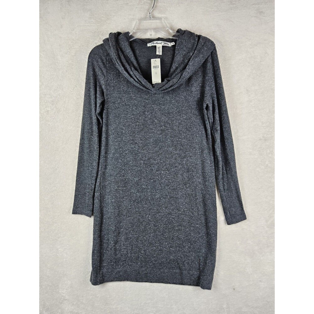Michael Stars Anthropologie Women's Long Sleeve Cowl Neck Sweater Dress Size XS